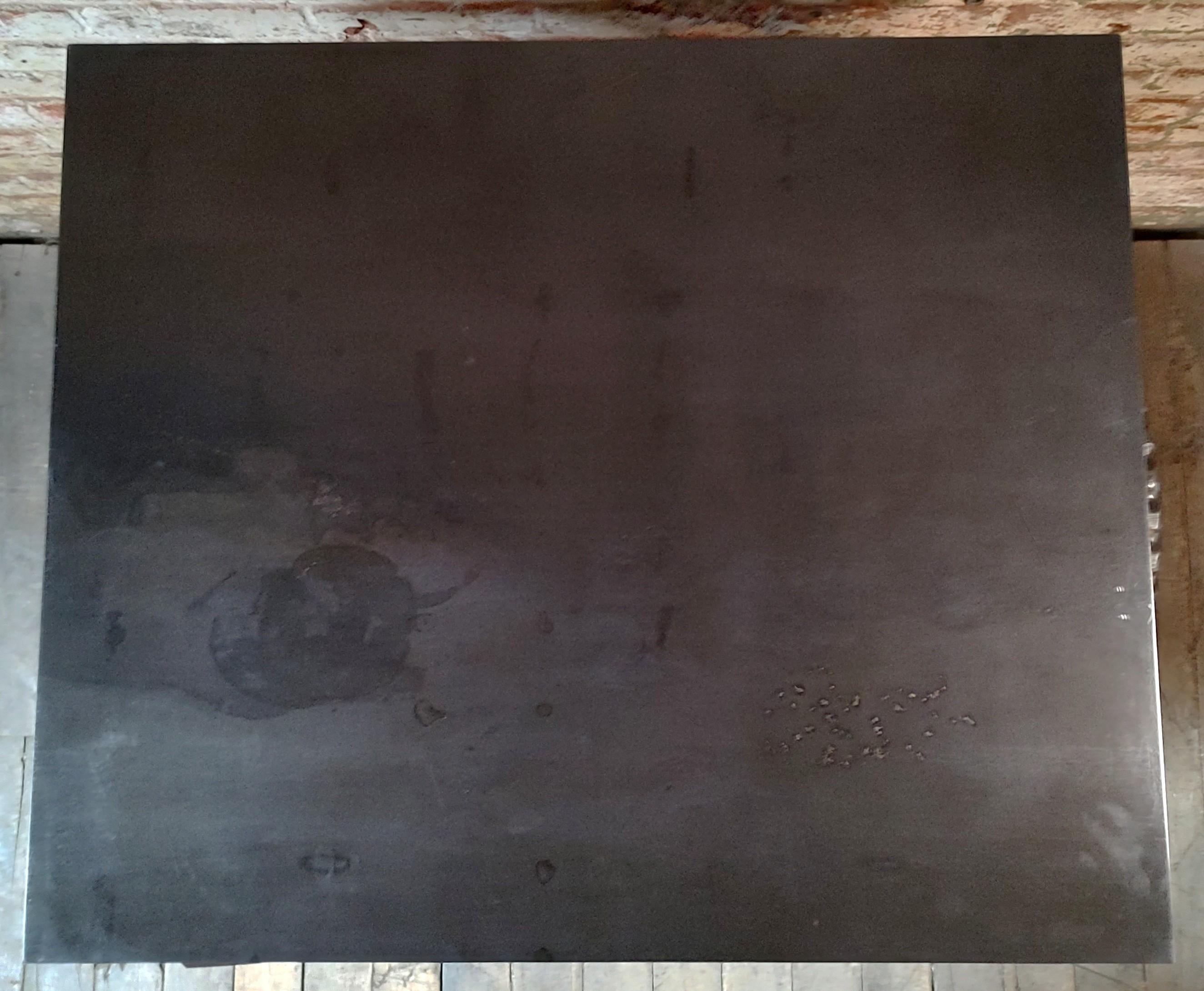 Monte-charge industriel vintage à ciseaux roulants en vente 6