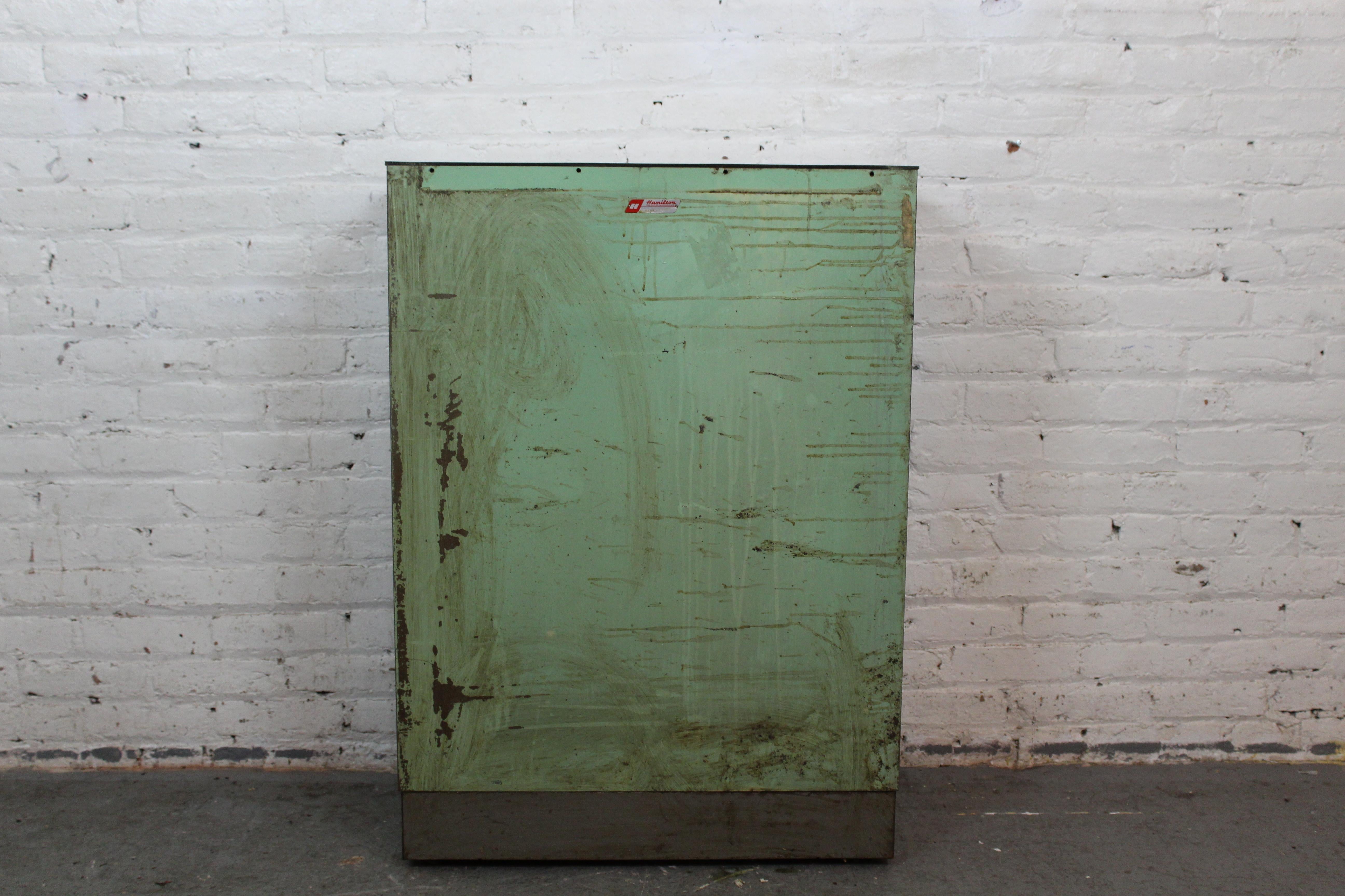 Vintage Industrial Rolling Surgical Chest by Hamilton MFG. 4