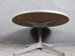 Vintage Industrial Round Grey Table
