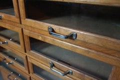 Vintage Industrial Shop Display Cabinet