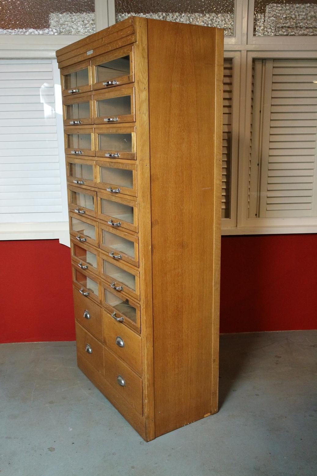 Mid-20th Century Vintage Industrial Shop Display Cabinet