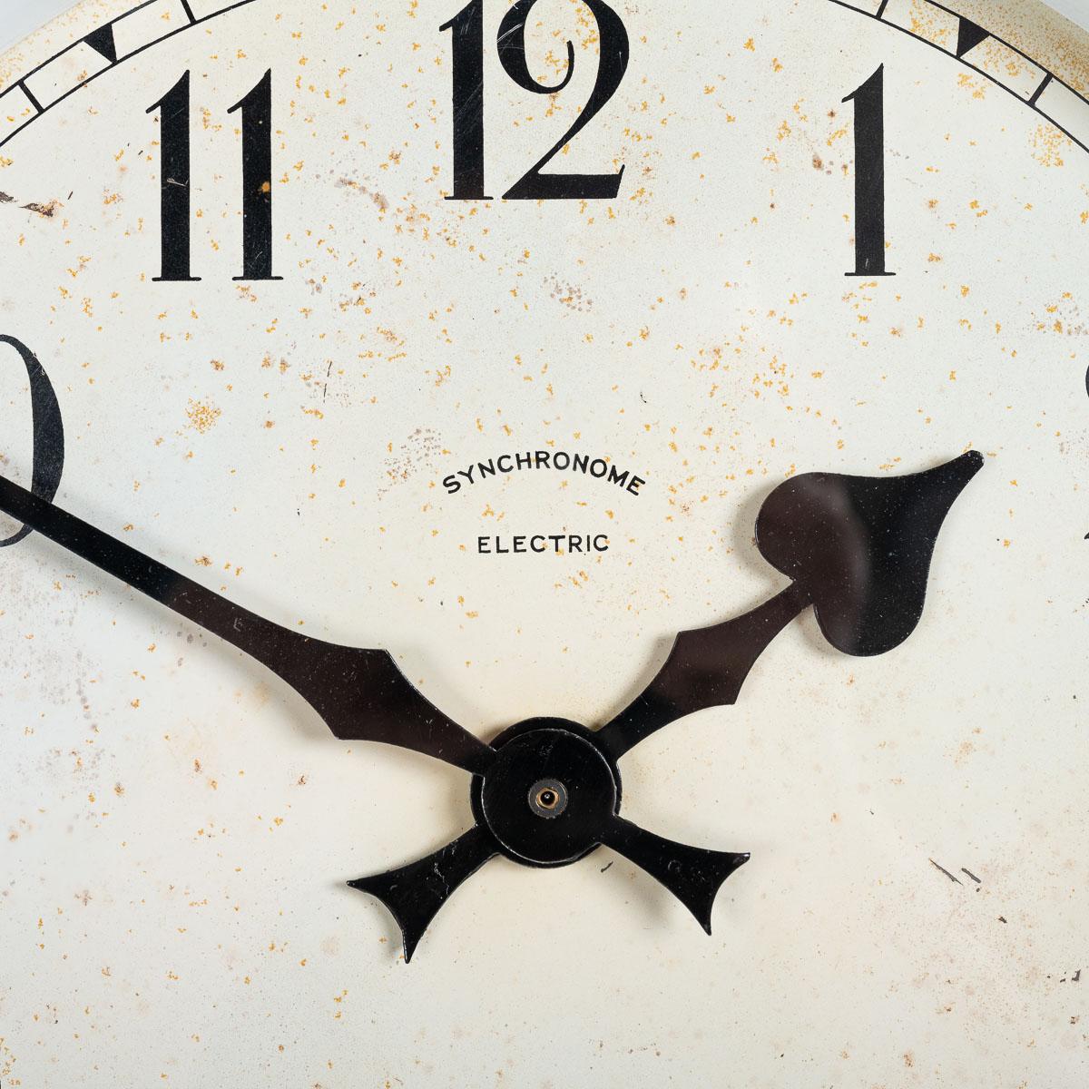 Industrielle Slave-Uhr aus Bakelit-Etui von Synchronome, Vintage (Glas) im Angebot