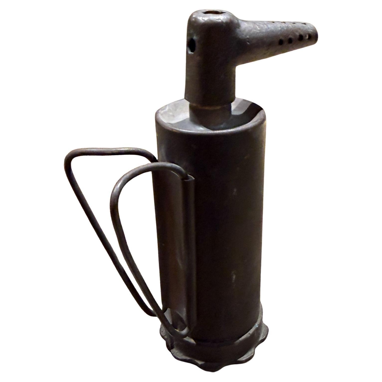 Vintage Industrial Small Brass Blow Torch Tool Industrial Sculpture Decor