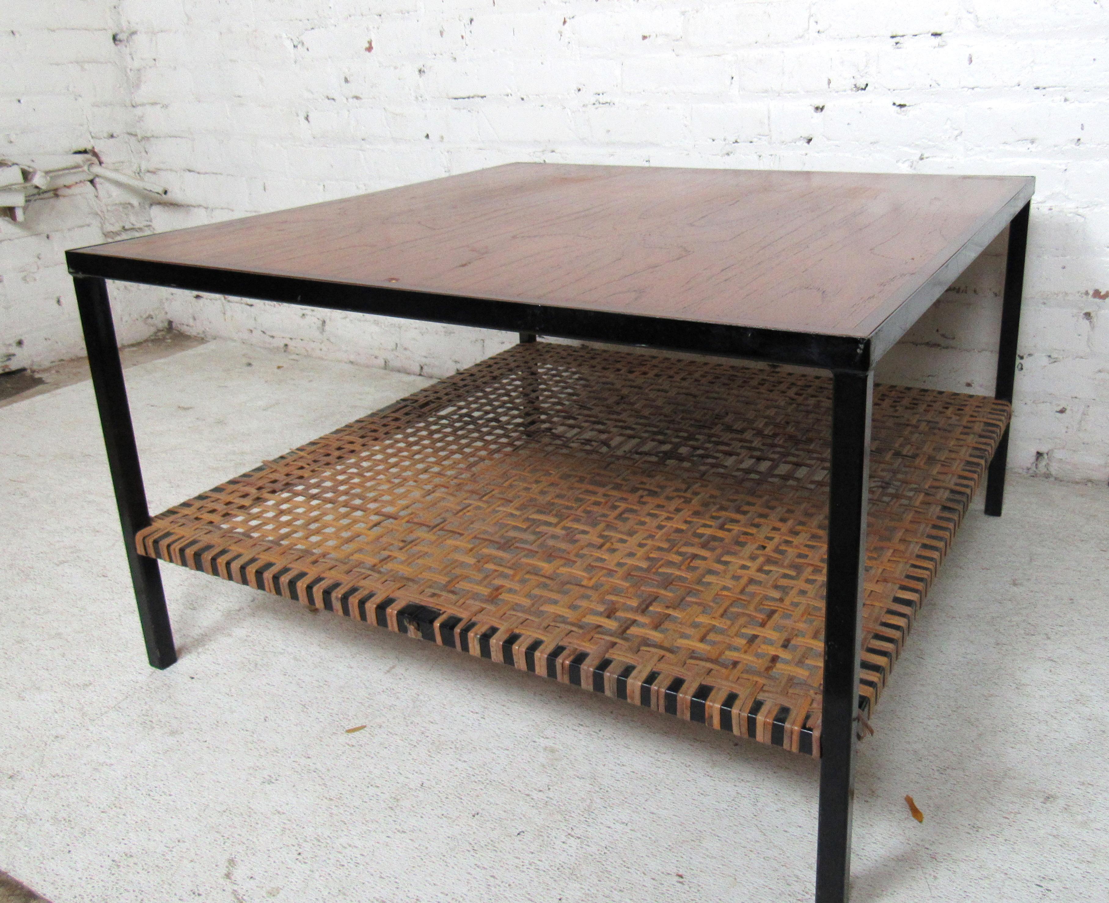 industrial square table