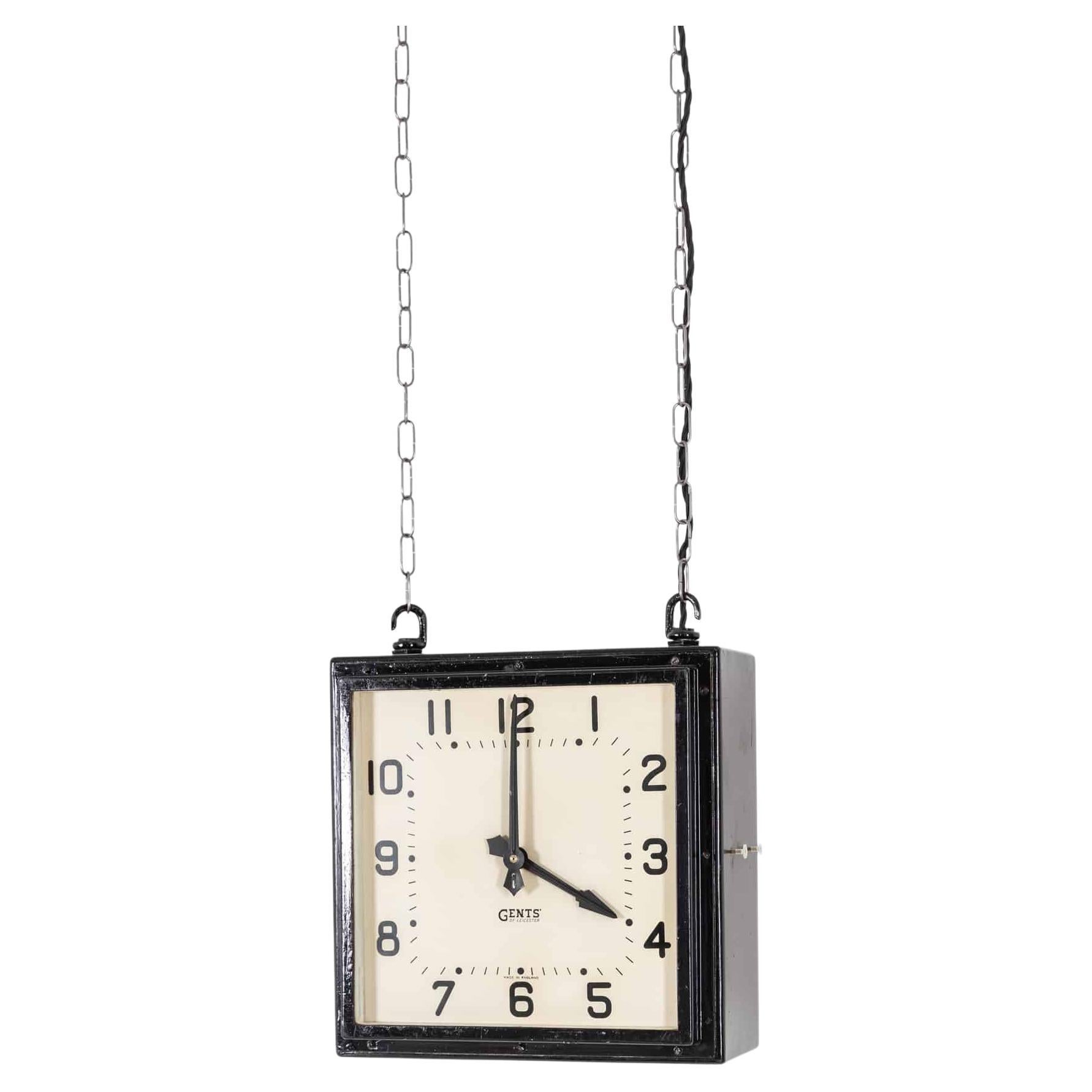 Simplex DoubleSided Clocks at 1stDibs