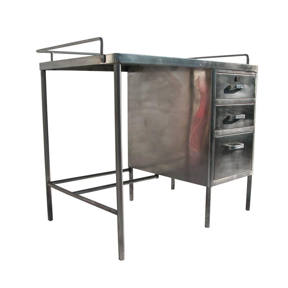 industrial steel desk