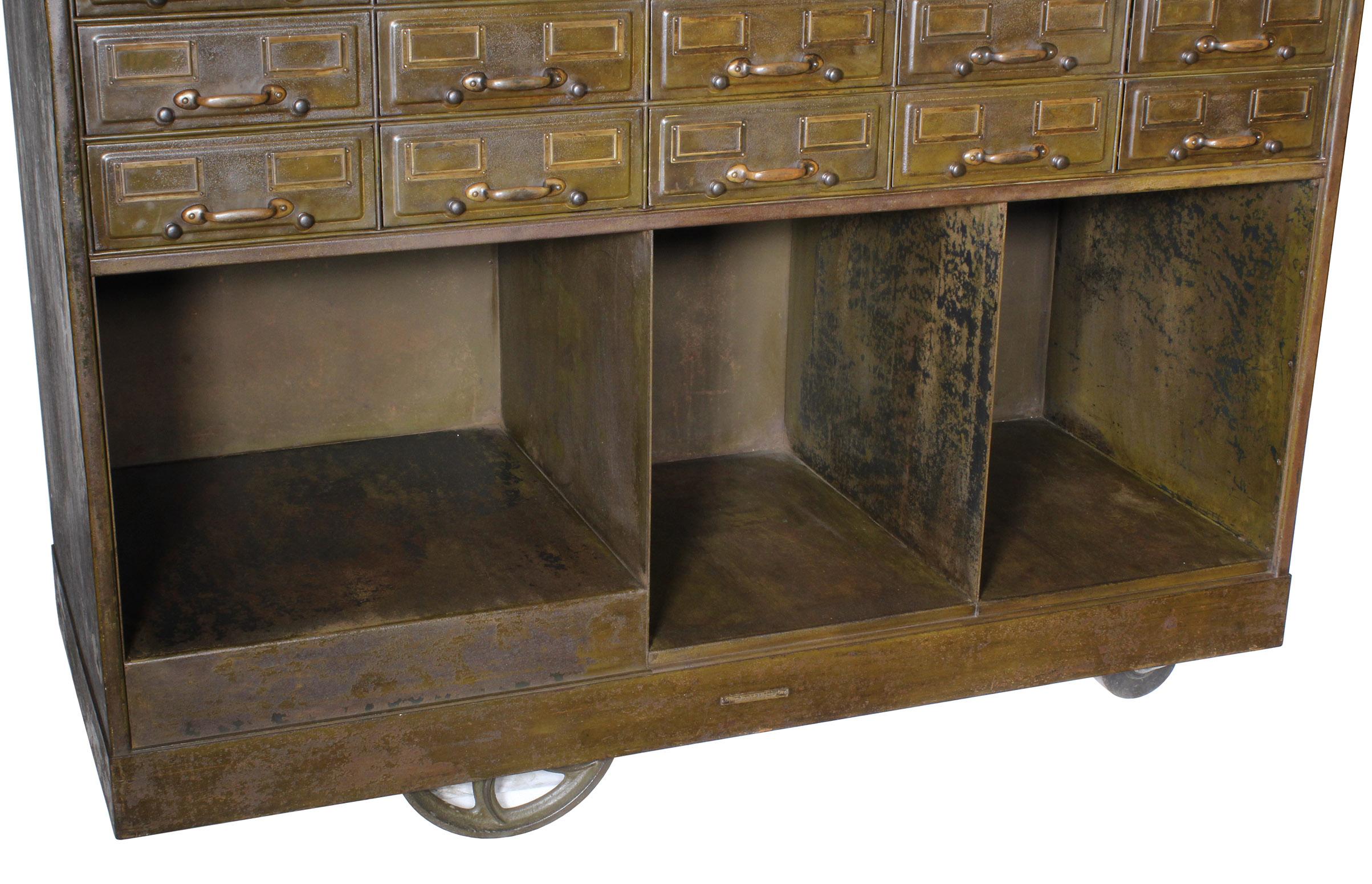 Vintage Industrial Steel Cabinet For Sale 4