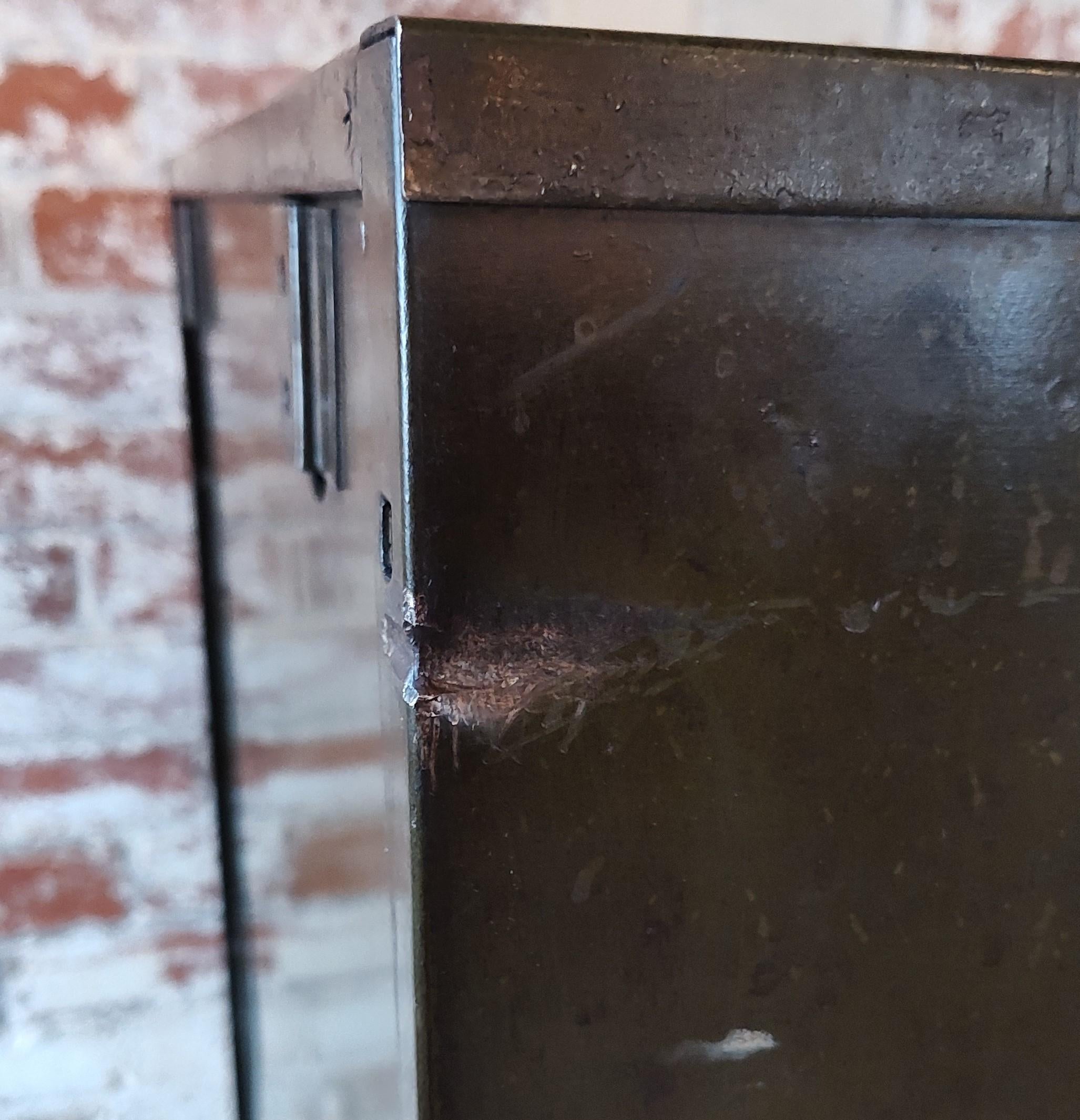 Vintage Industrial Steel Cabinet 9