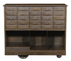 Vintage Industrial Steel Cabinet
