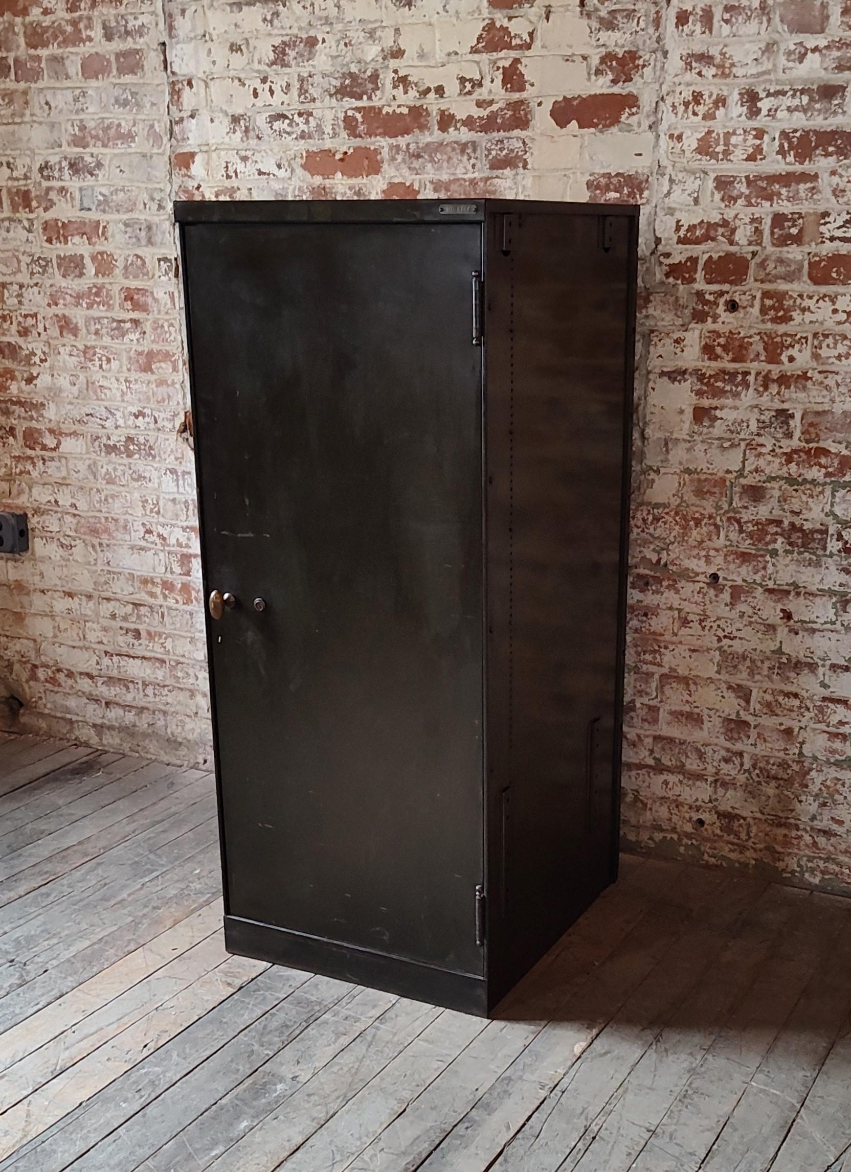 American Vintage Industrial Steel Cabinet