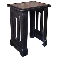 Vintage Industrial Steel Console Table