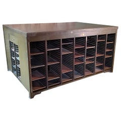Vintage Industrial Steel Imposing Table / Island