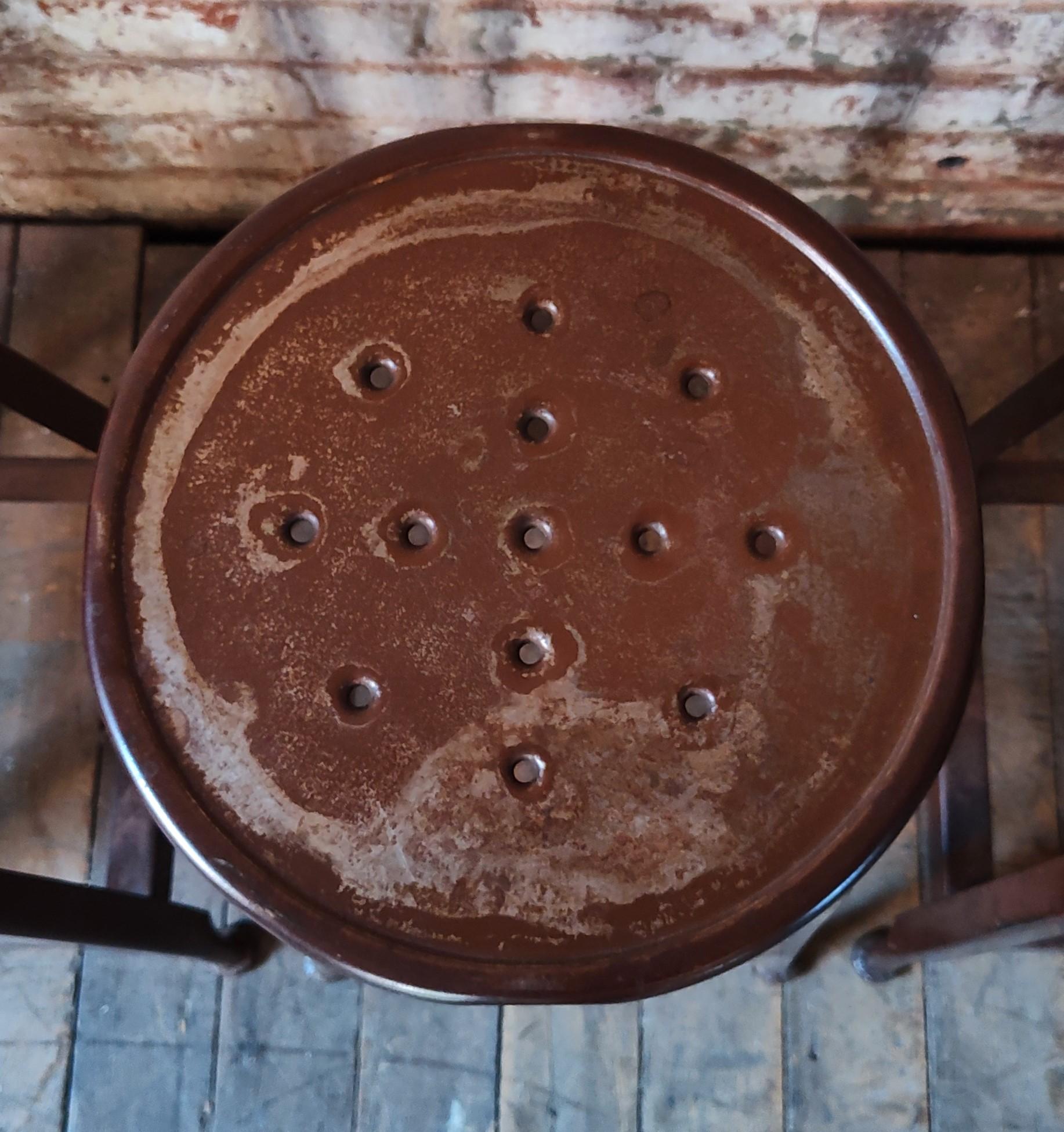 Vintage Industrial Stools For Sale 4