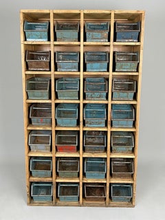 Vintage Industrial Storage Cabinet