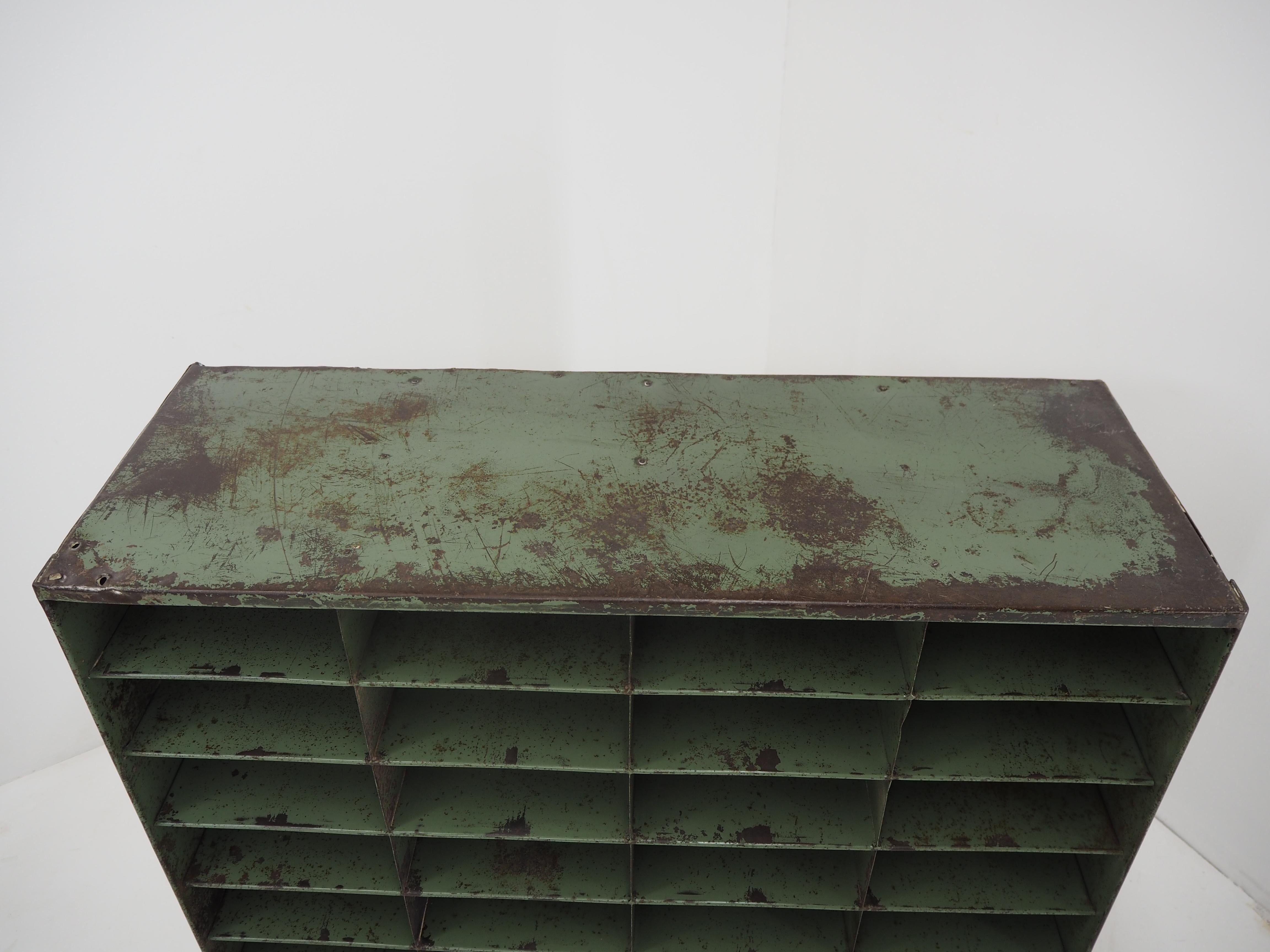 20th Century Vintage Industrial Storage Cabinet For Sale