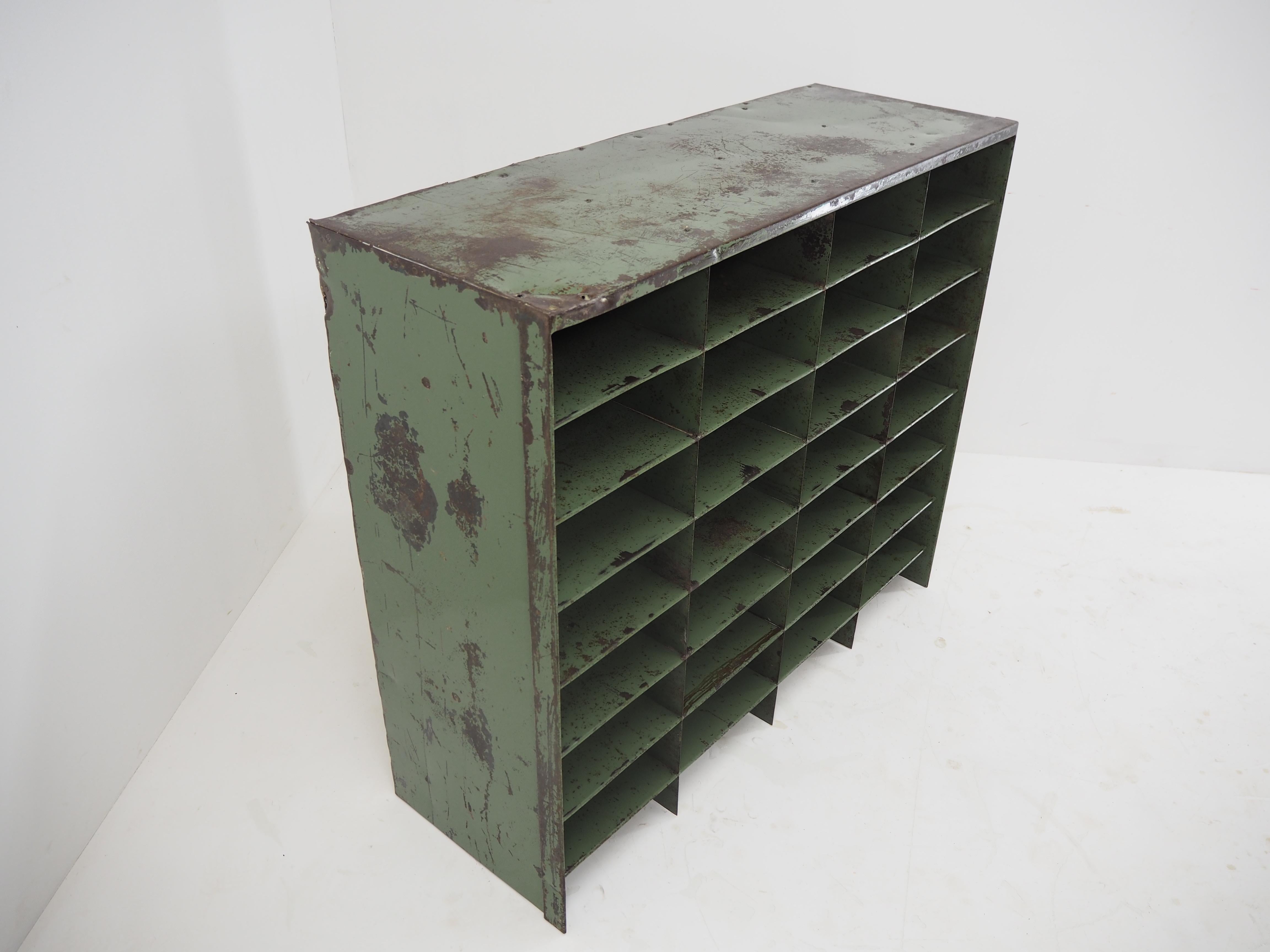 Metal Vintage Industrial Storage Cabinet For Sale