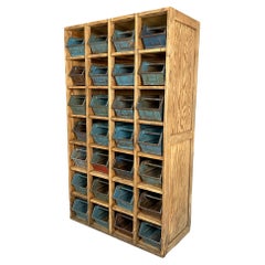 Retro Industrial Storage Cabinet