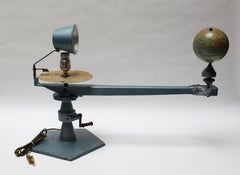 Vintage Industrial Style Manually Operational Astrological Planetarium