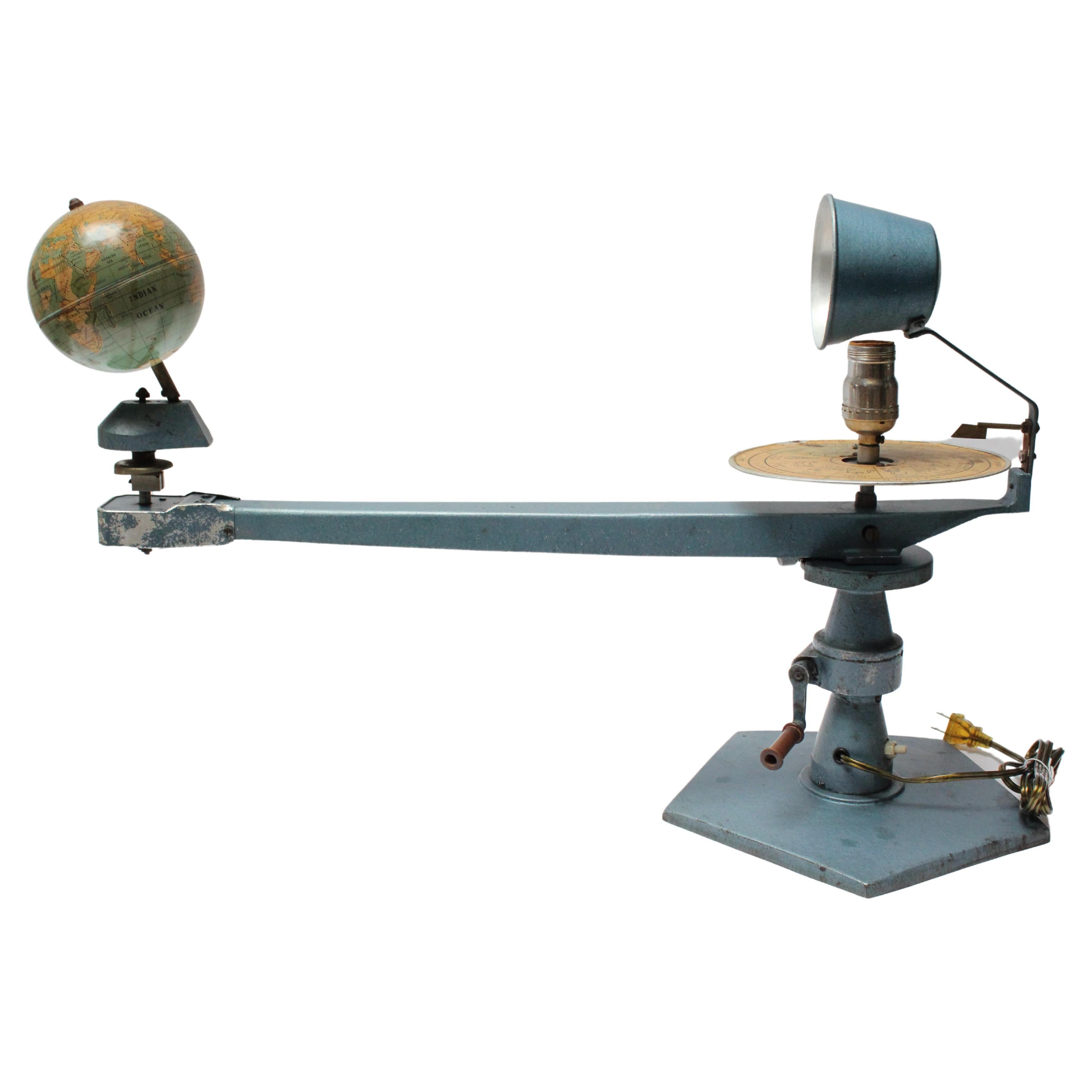 Vintage Industrial Style Manually Operational Astrological Planetarium	 For Sale