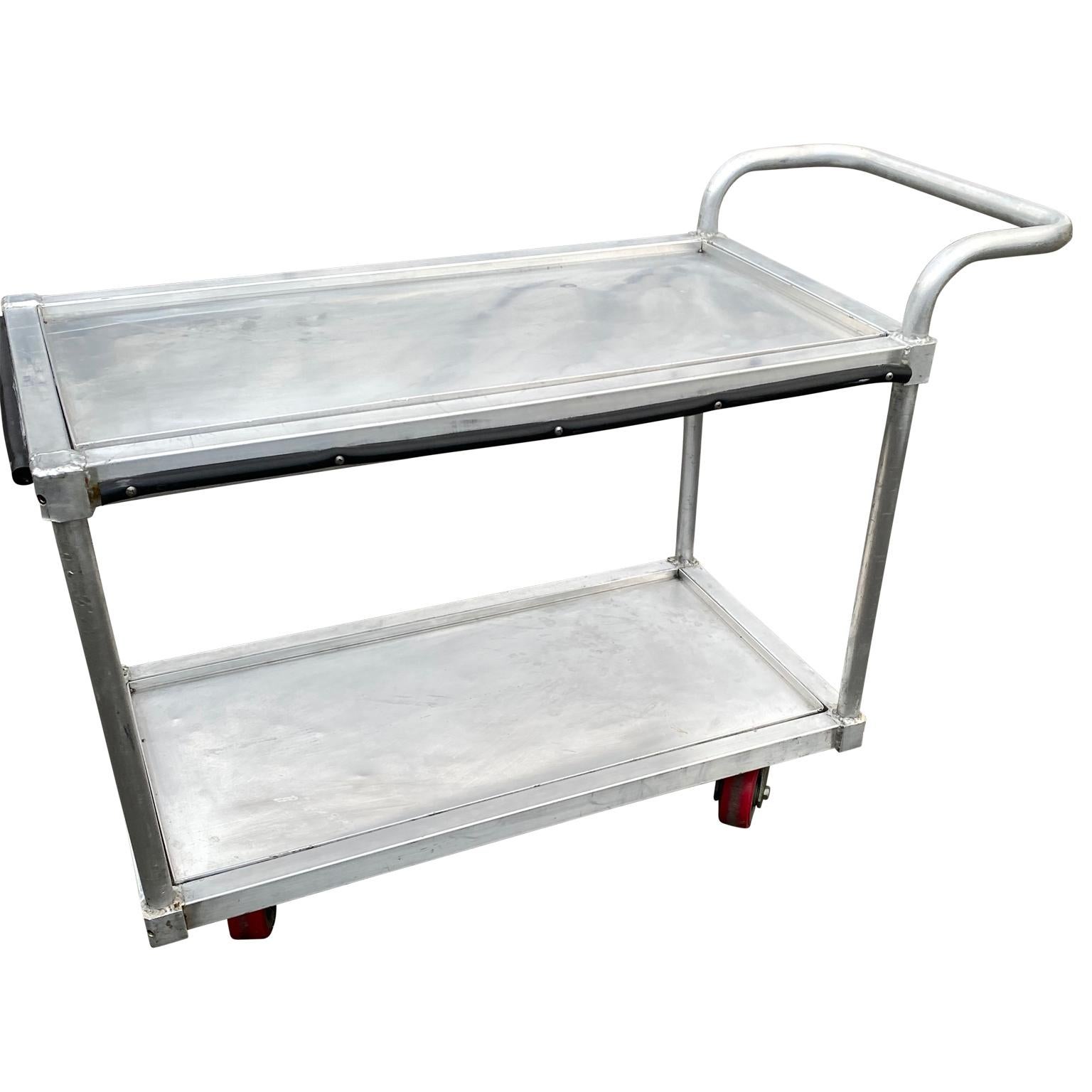 stainless steel rolling cart