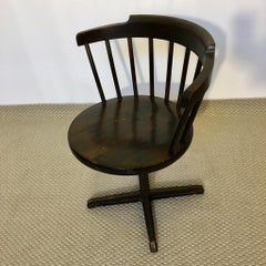 Vintage Industrial Swedish Wood and Metal “E10” Chair from Nesto