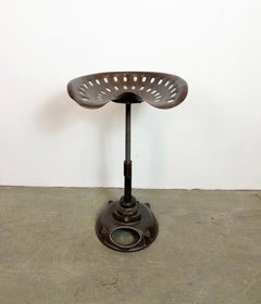 Sedia girevole industriale vintage, anni '50