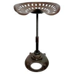 Sedia girevole industriale vintage, anni '50