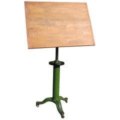 Retro Industrial Table Drafting Table Work Table