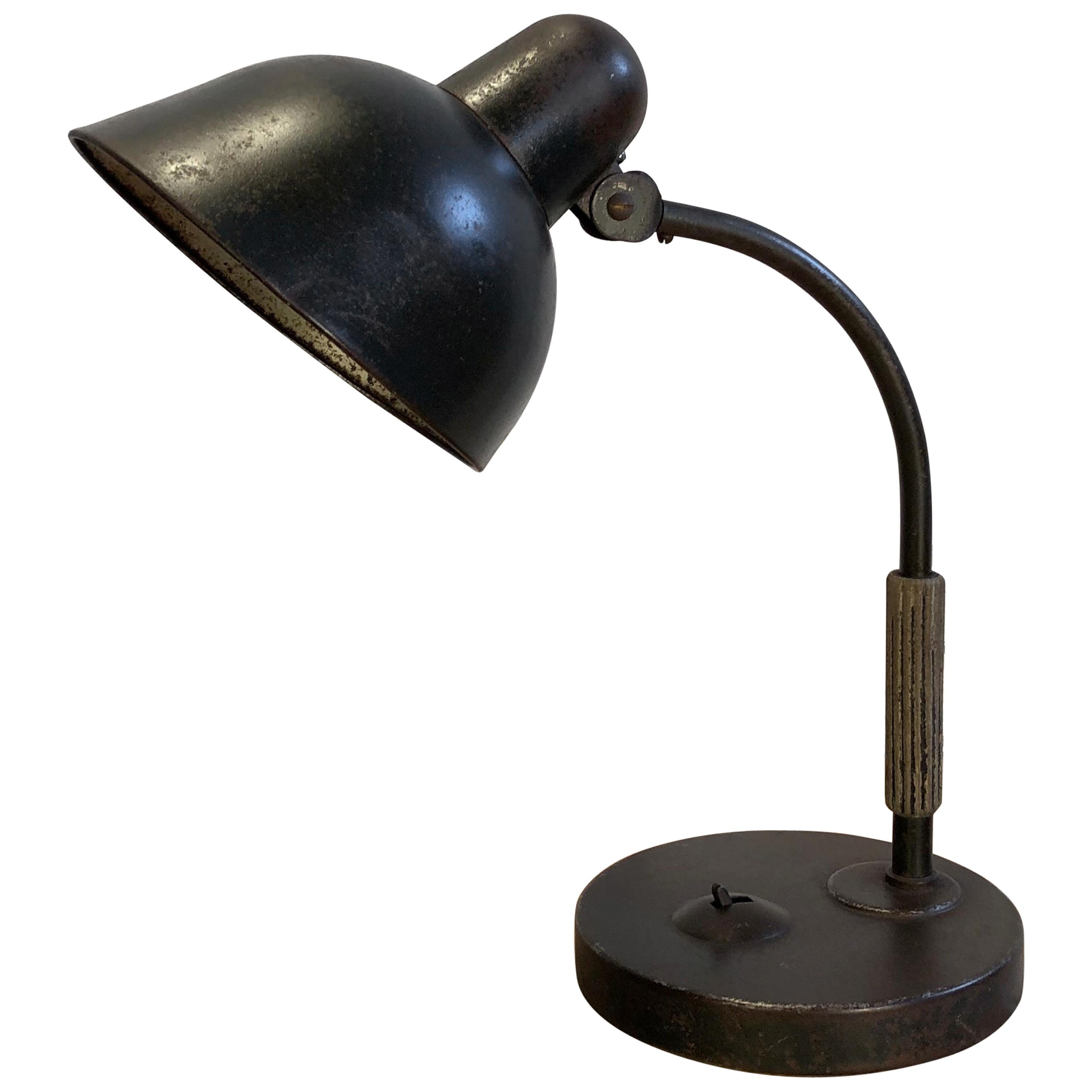 Vintage Industrial Table Lamp from Siemens, 1930s at 1stDibs