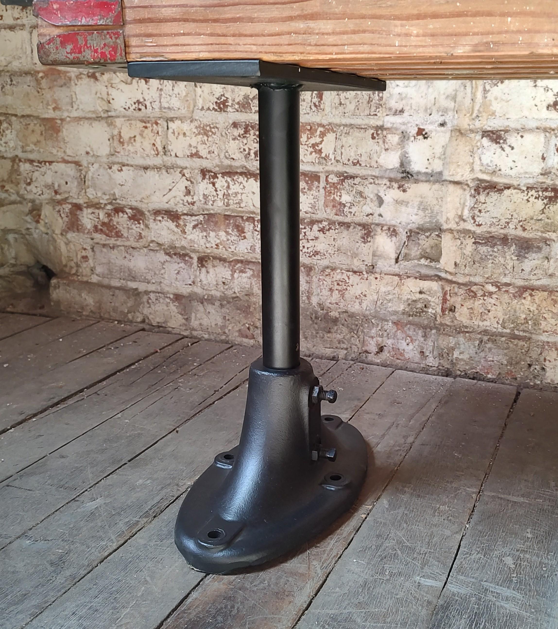 Vintage Industrial Telescoping Scaffold Bench For Sale 6