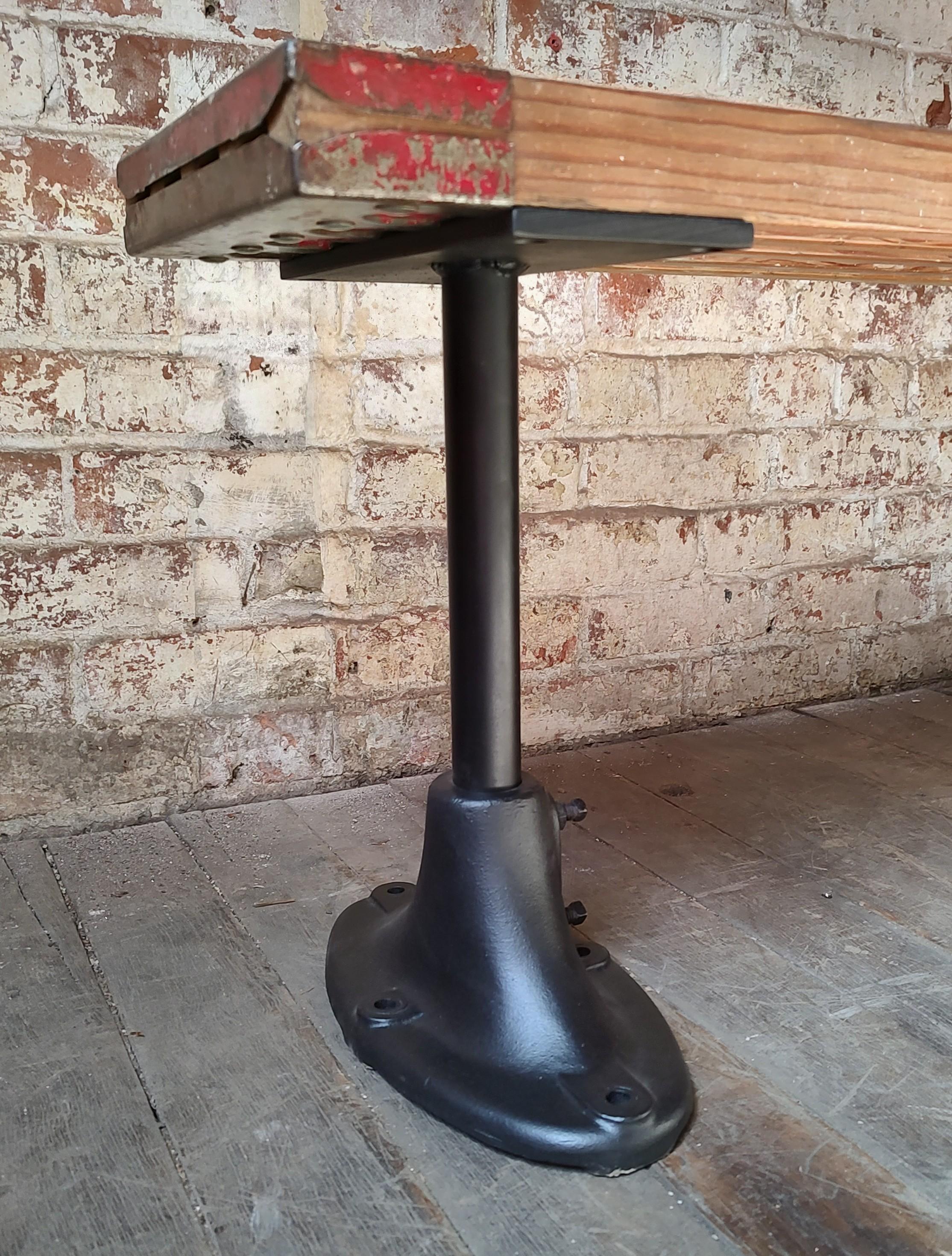 Vintage Industrial Telescoping Scaffold Bench For Sale 7