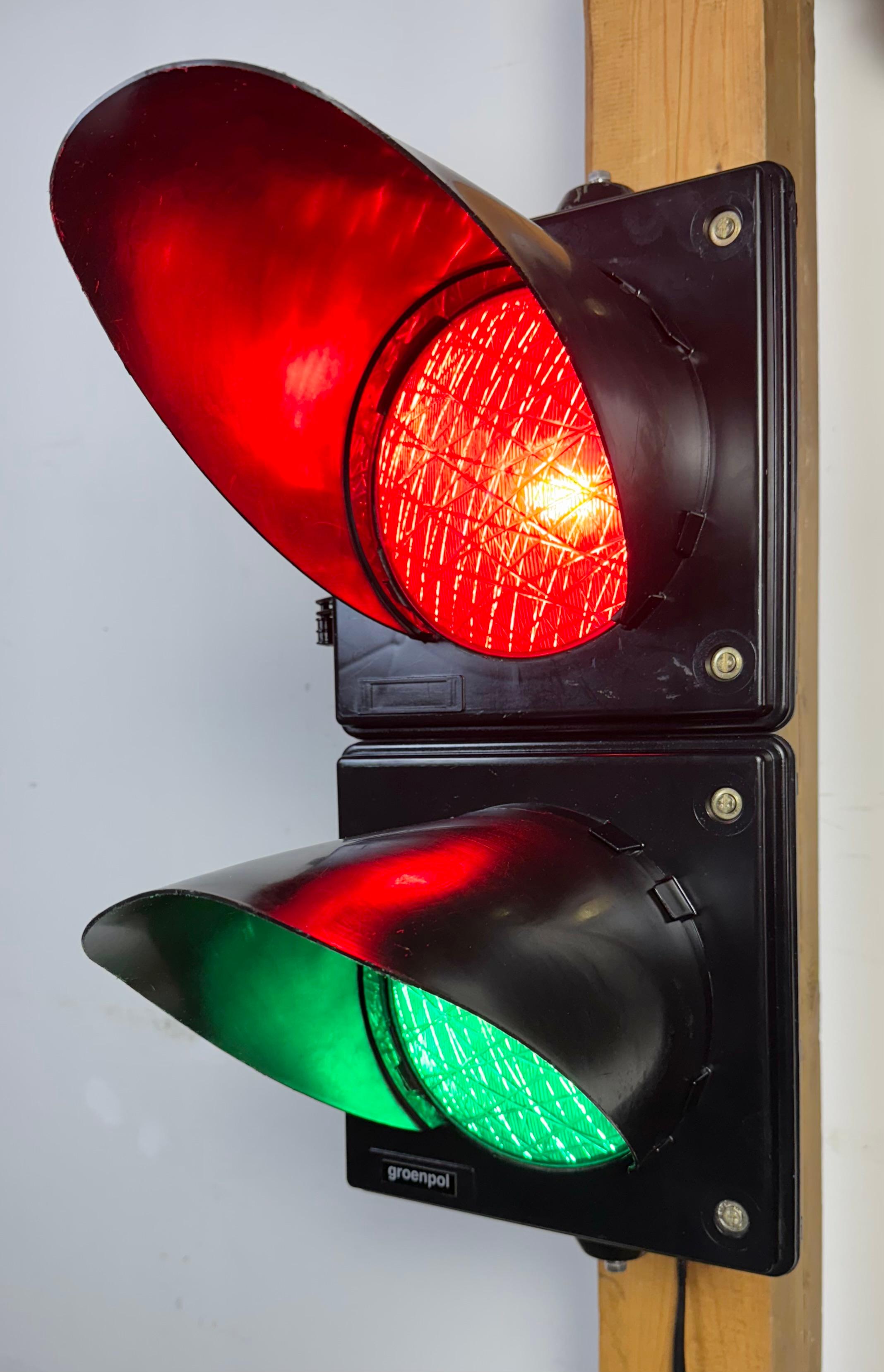 Vintage Industrial Traffic Lights,  1980s For Sale 6