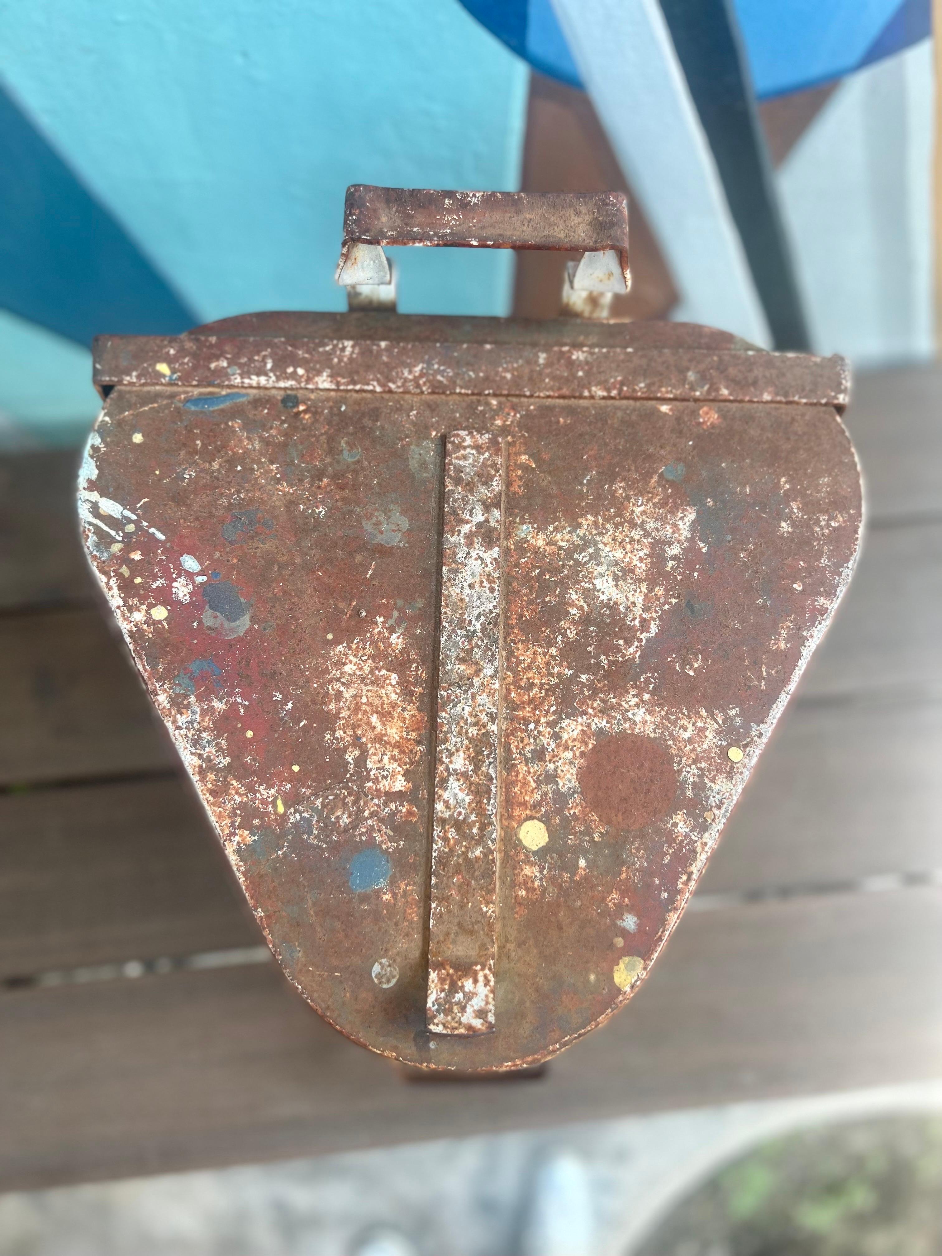 Mid-20th Century Vintage Industrial Trash Can  