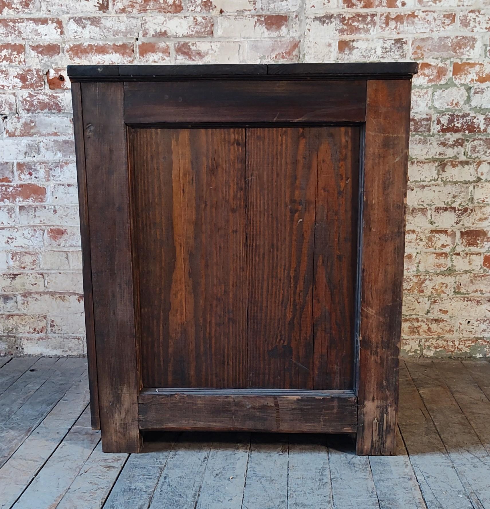 Vintage Industrial Tray Storage Cabinet For Sale 3