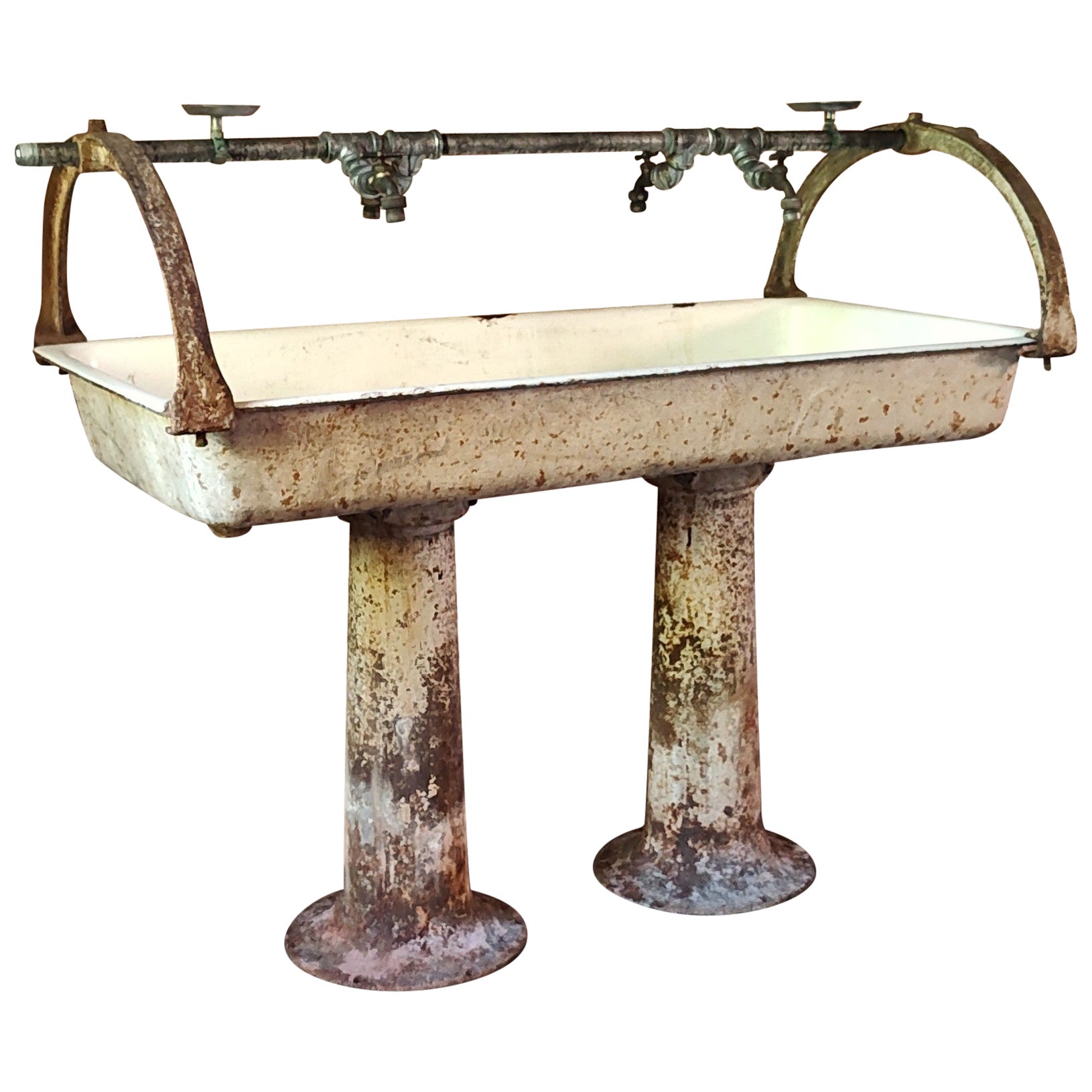 Vintage Industrial Trough Sink by Standard Supply Co.
