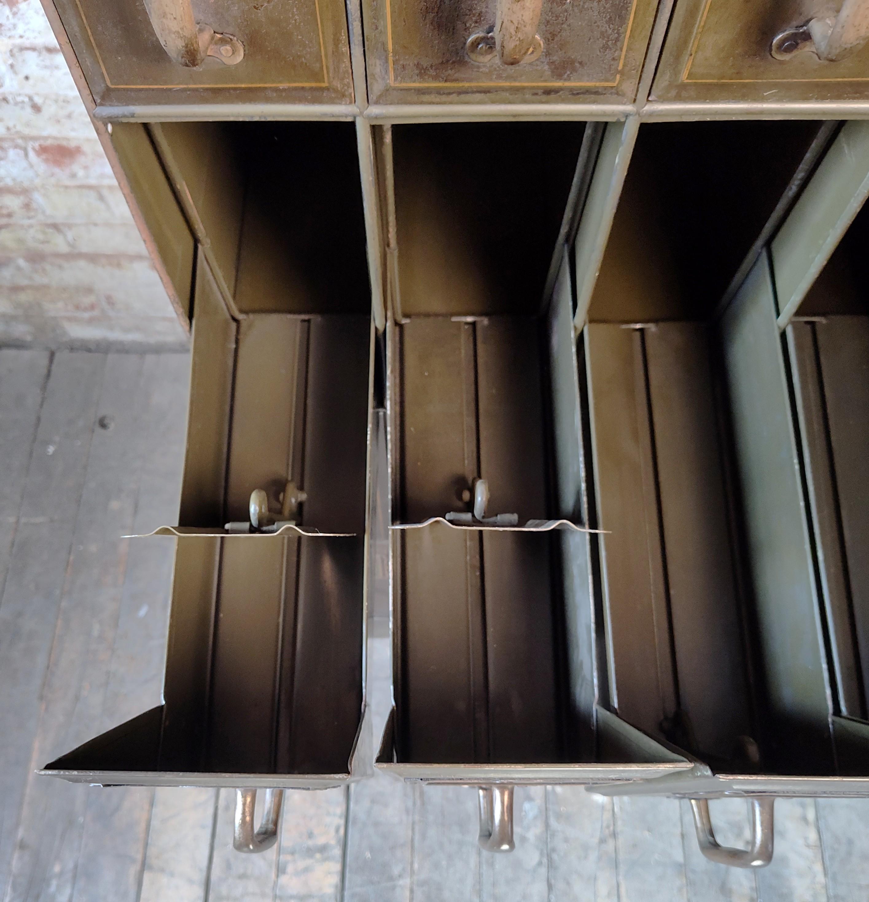 Vintage Industrial Vertical Card Catalogue For Sale 5