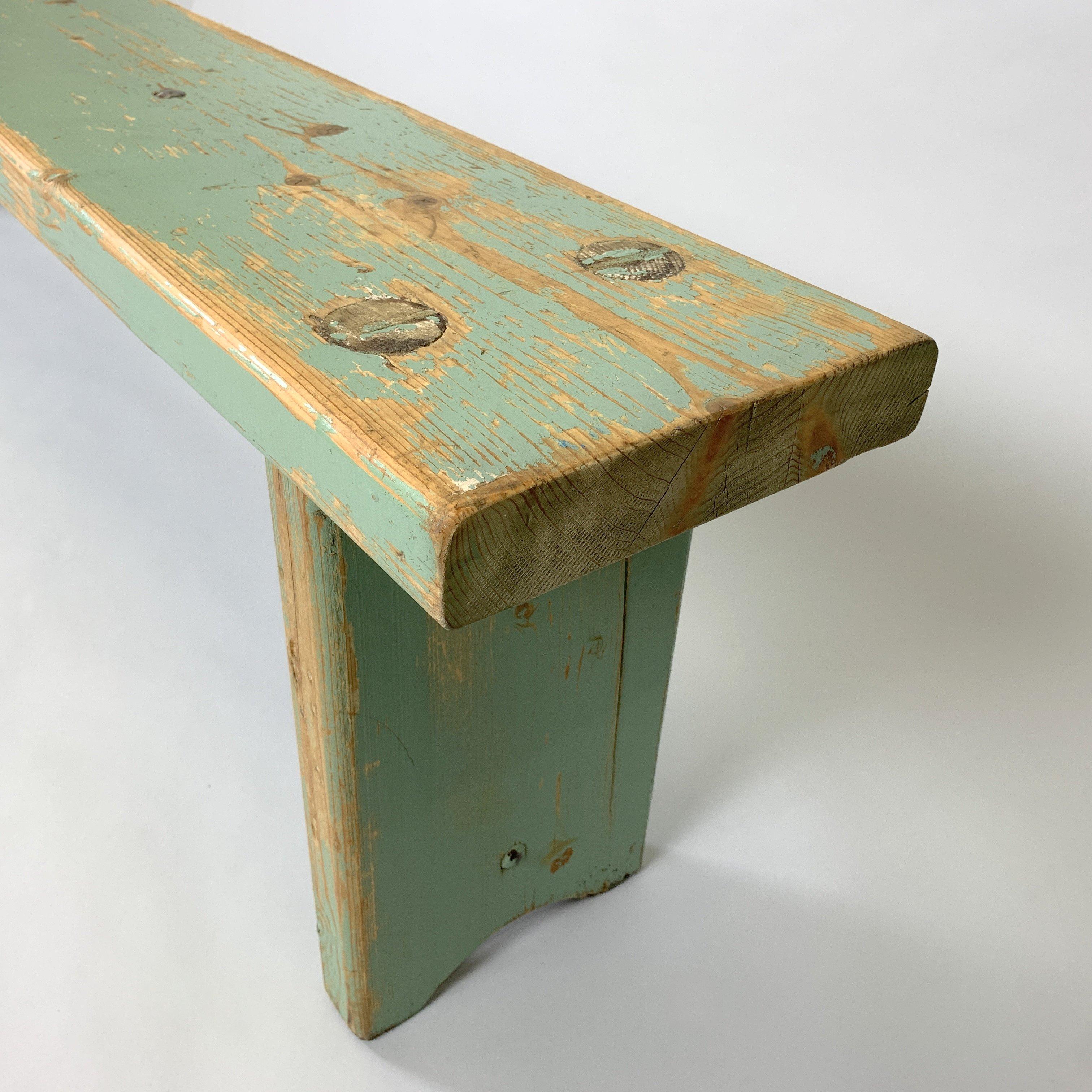 vintage wooden bench