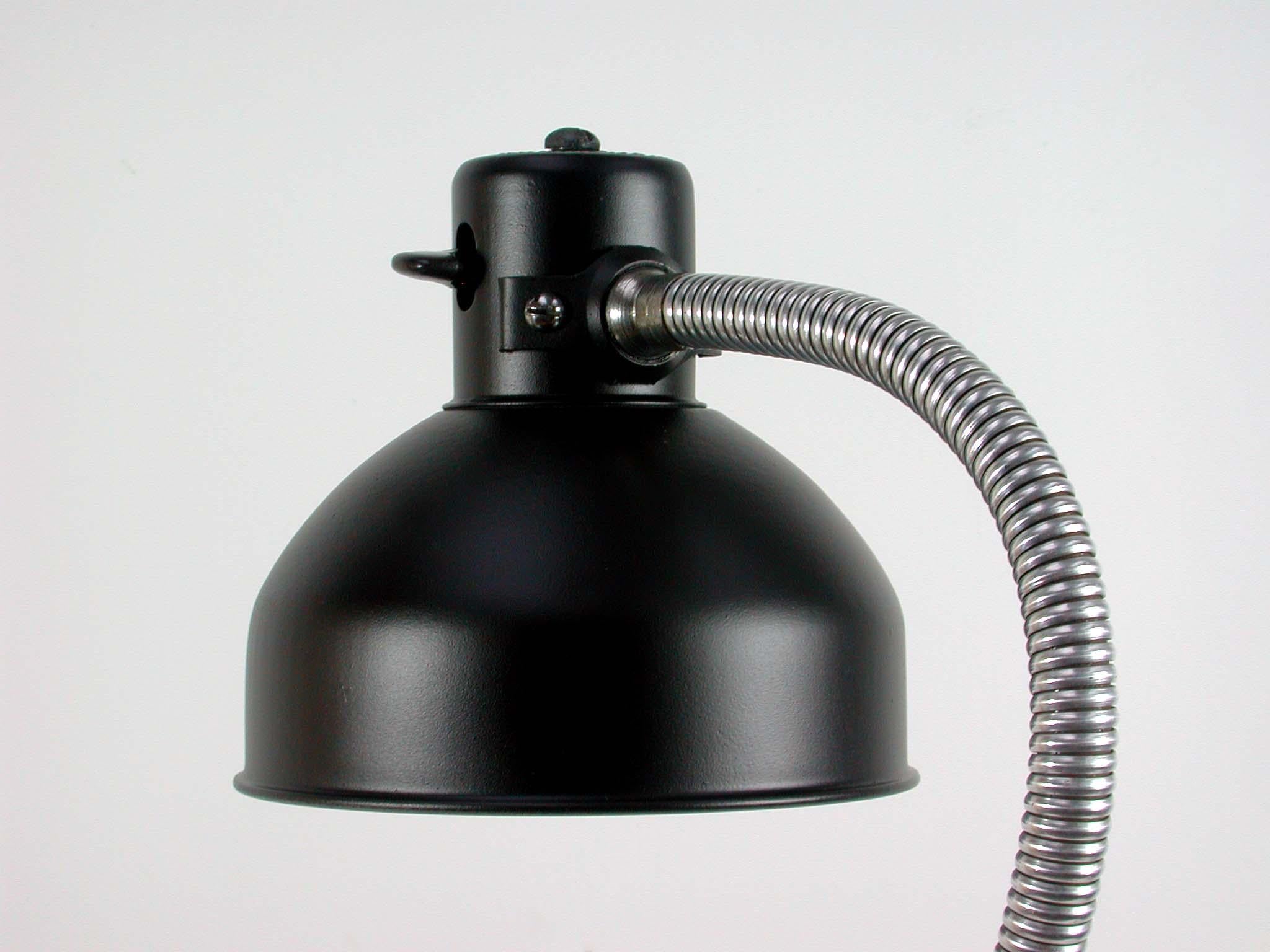 Mid-20th Century Vintage Industrial Work Lamp by Albert and Brause, Germany, 1950s For Sale