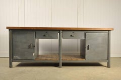 Vintage Industrial Workbench