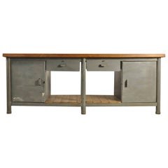 Vintage Industrial Workbench