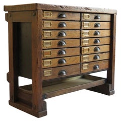 Vintage Industrial Workbench Küche Kiefer Schubladen