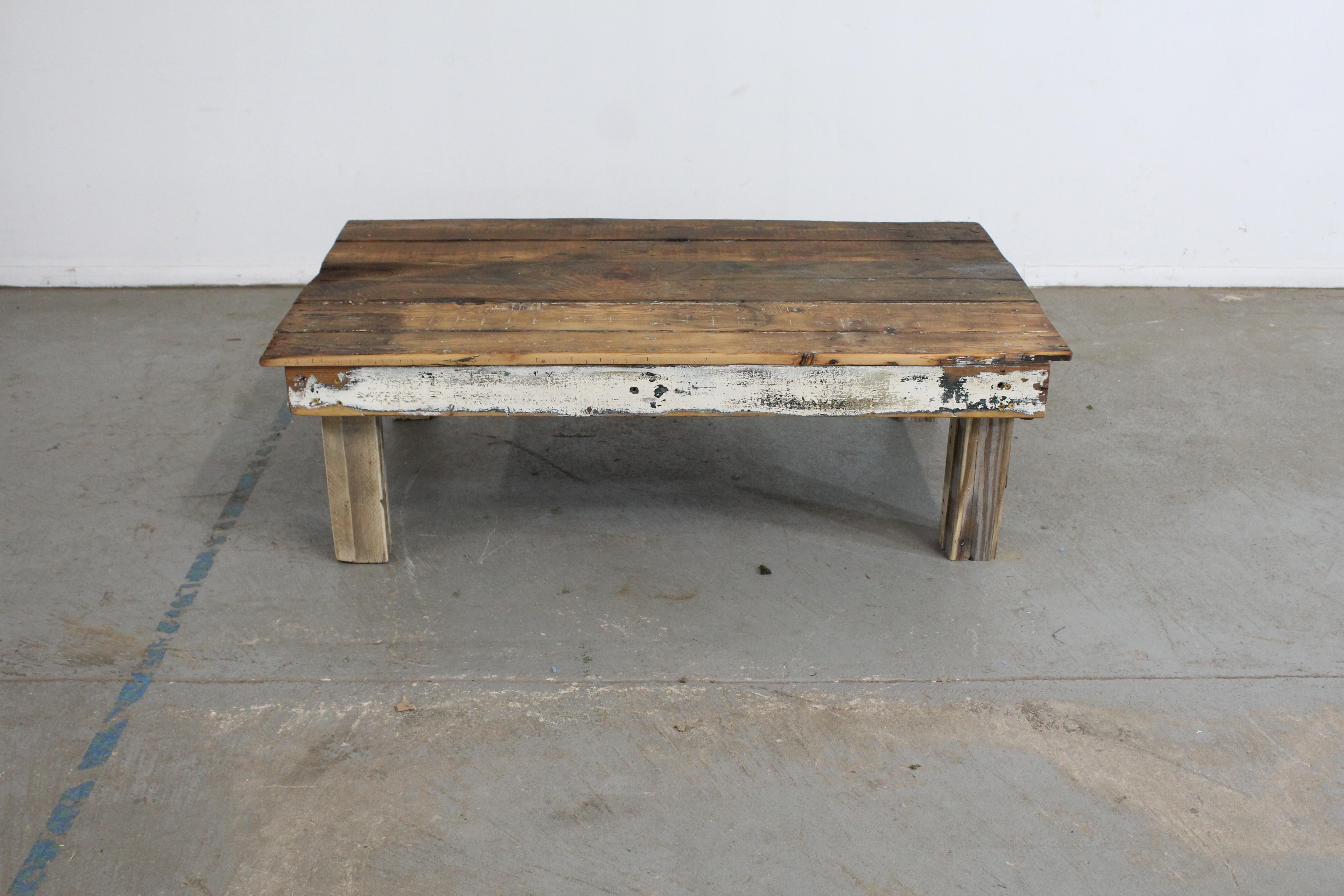 vintage industrial coffee table