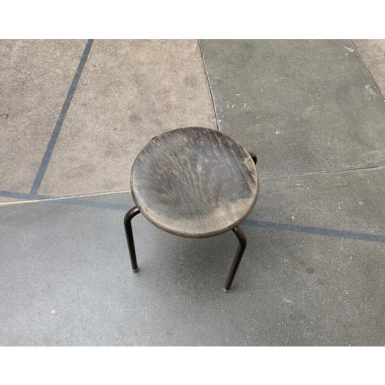 Métal Tabouret d'atelier ou de bureau vintage, années 1980 en vente
