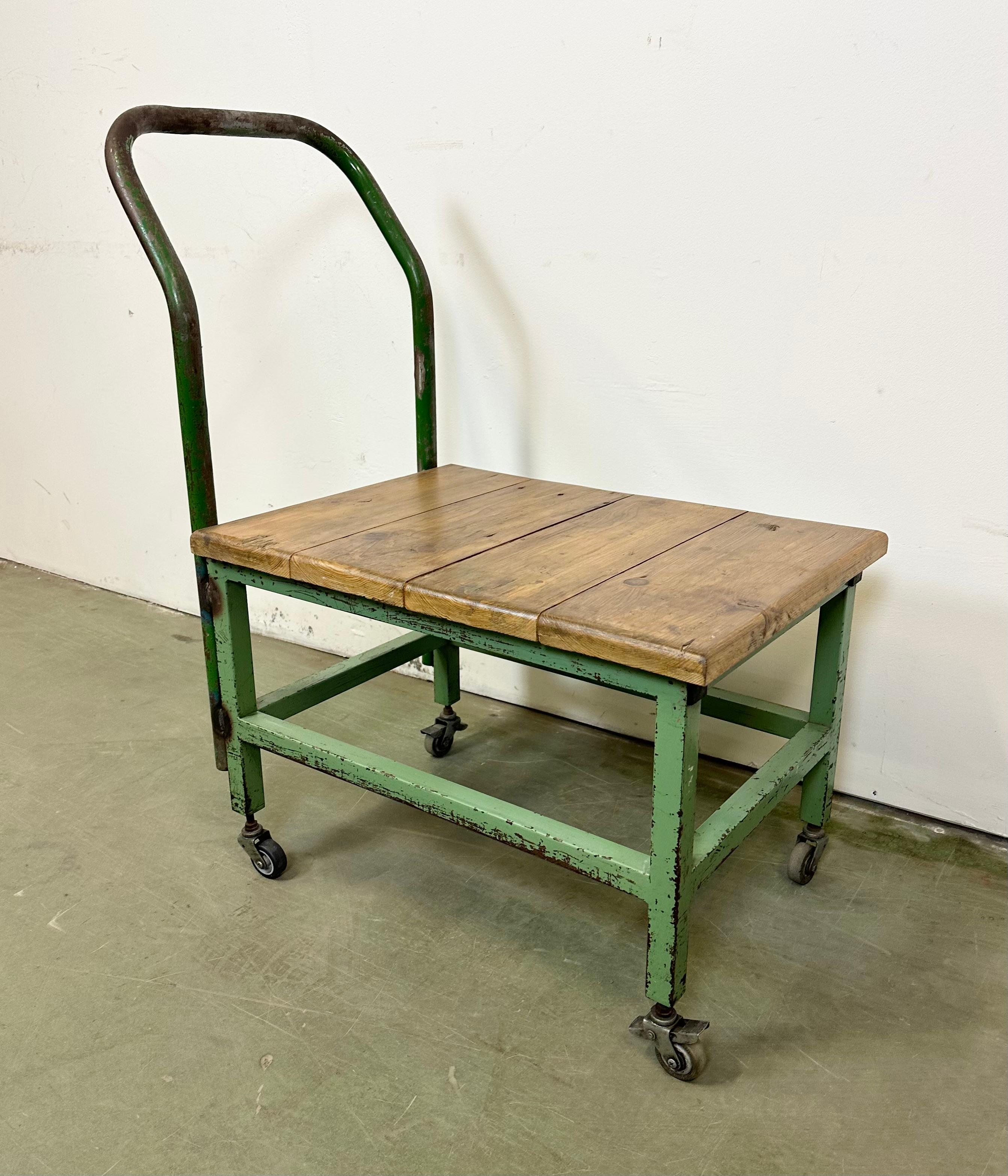 20th Century Vintage Industrial Workshop Trolley, 1960s For Sale