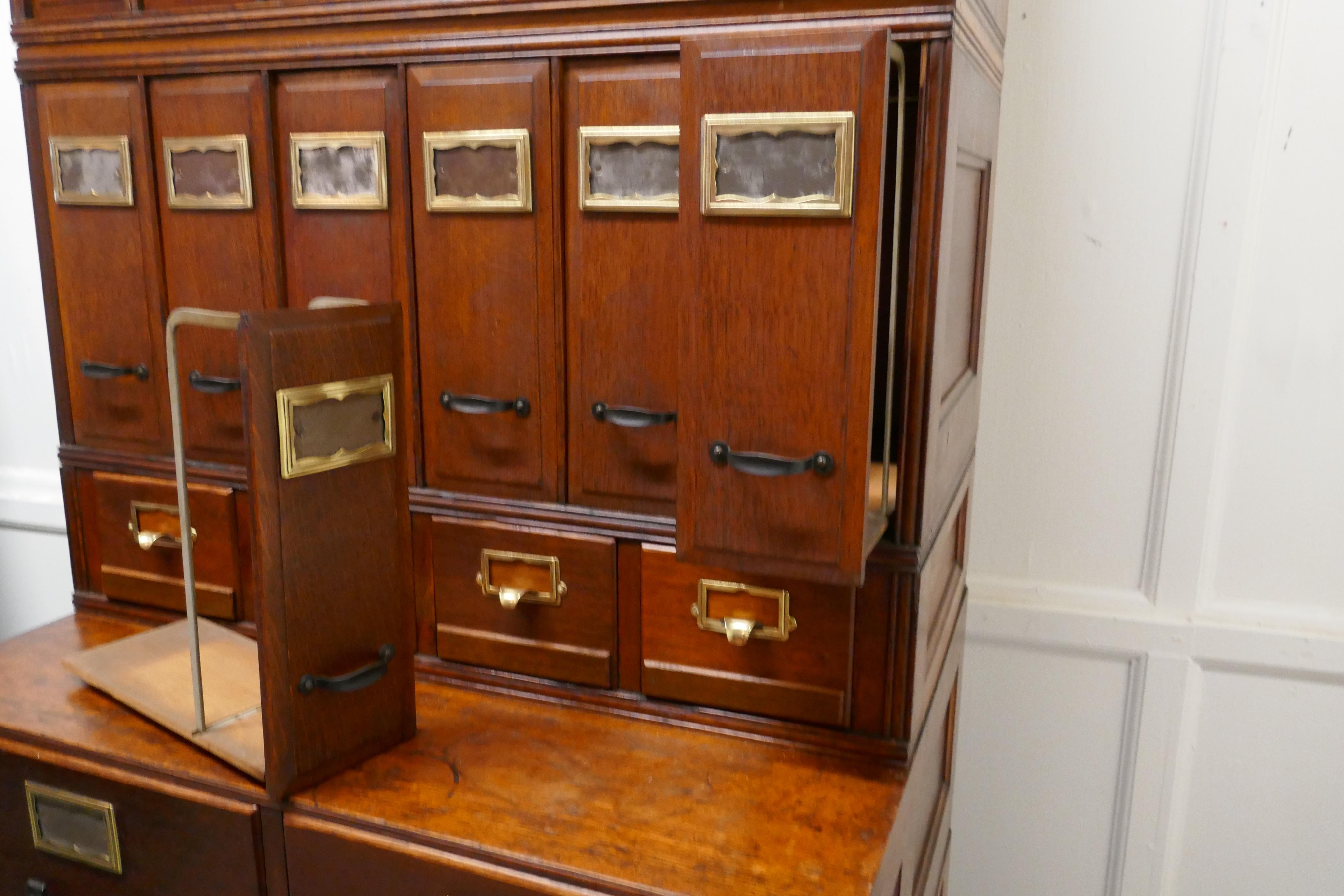 Vintage Industrie Yawman and Erbe Stapeln Aktenschrank 5
