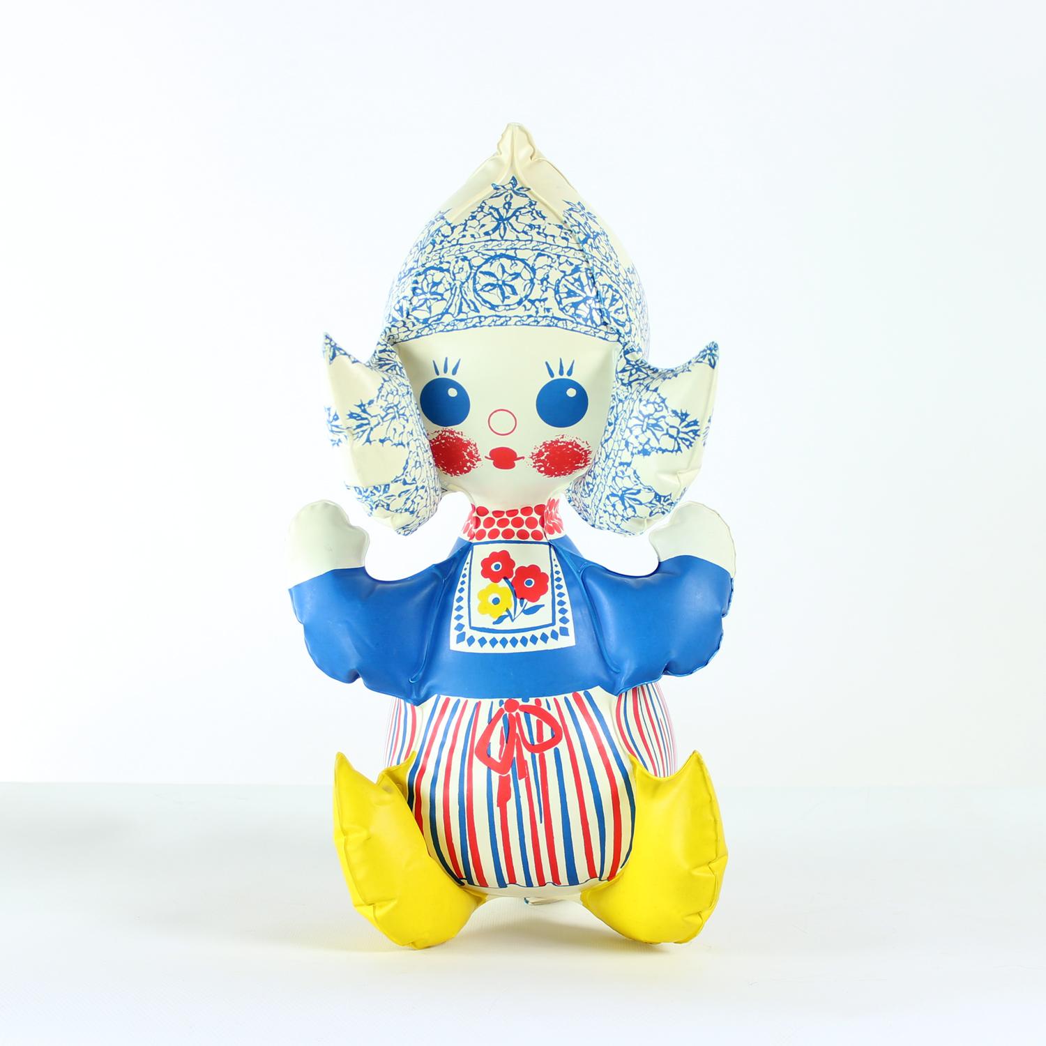 Vintage Inflatable Rubber Doll By Libuse Niklova, Czechoslovakia 1970s For Sale 6