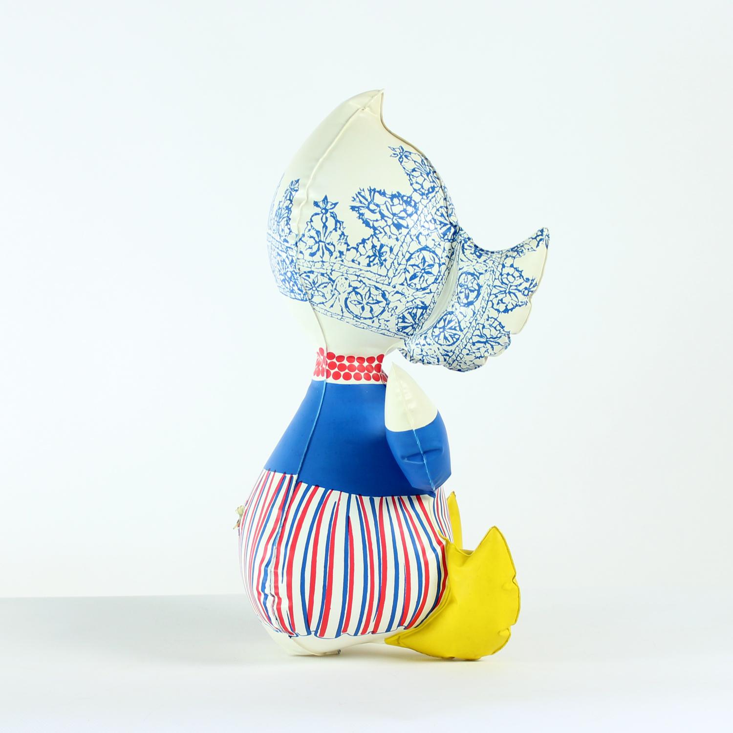 Mid-Century Modern Vintage Inflatable Rubber Doll By Libuse Niklova, Czechoslovakia 1970s For Sale