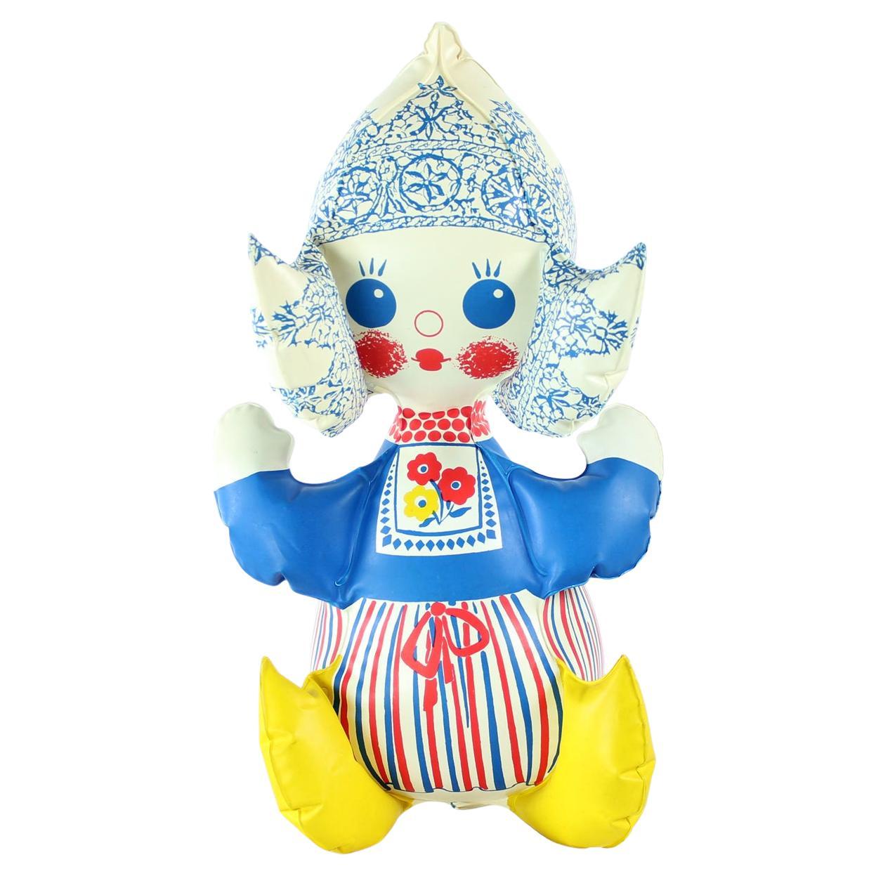 Vintage ausziehbare Gummipuppe von Libuse Niklova, Tschechoslowakei, 1970er Jahre