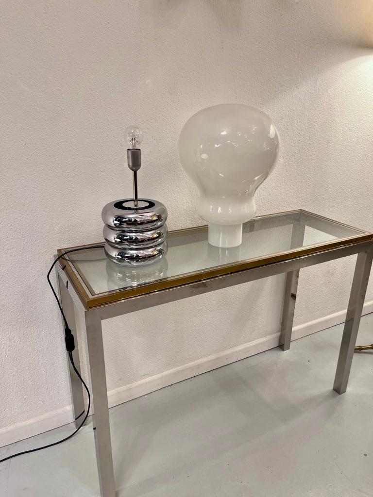 Milieu du XXe siècle Lampe de bureau vintage Ingo Maurer à ampoule géante par DesignM, Allemagne, vers 1966 en vente