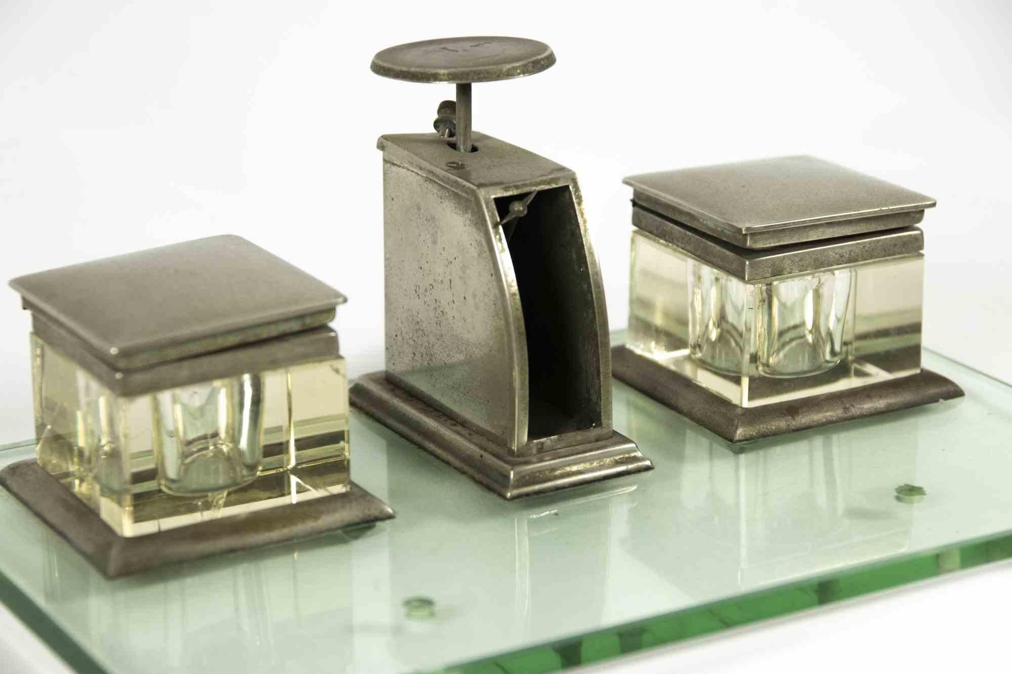 Vintage Inkwell, Mid-20th Century In Good Condition For Sale In Roma, IT